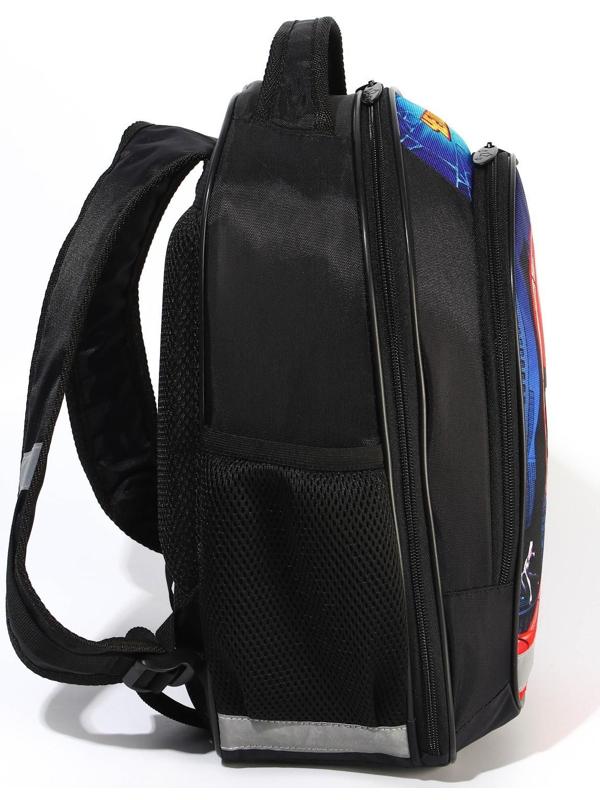 Рюкзак школьный с эргономической спинкой, 37х26х15 см, Человек-паук