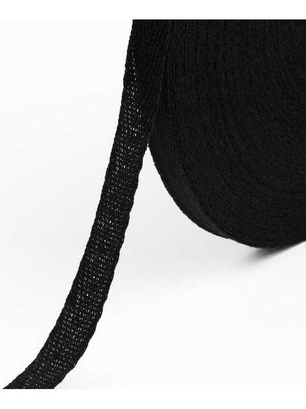 Лента киперная, 10 мм, 50 ± 1 м, цвет чёрный