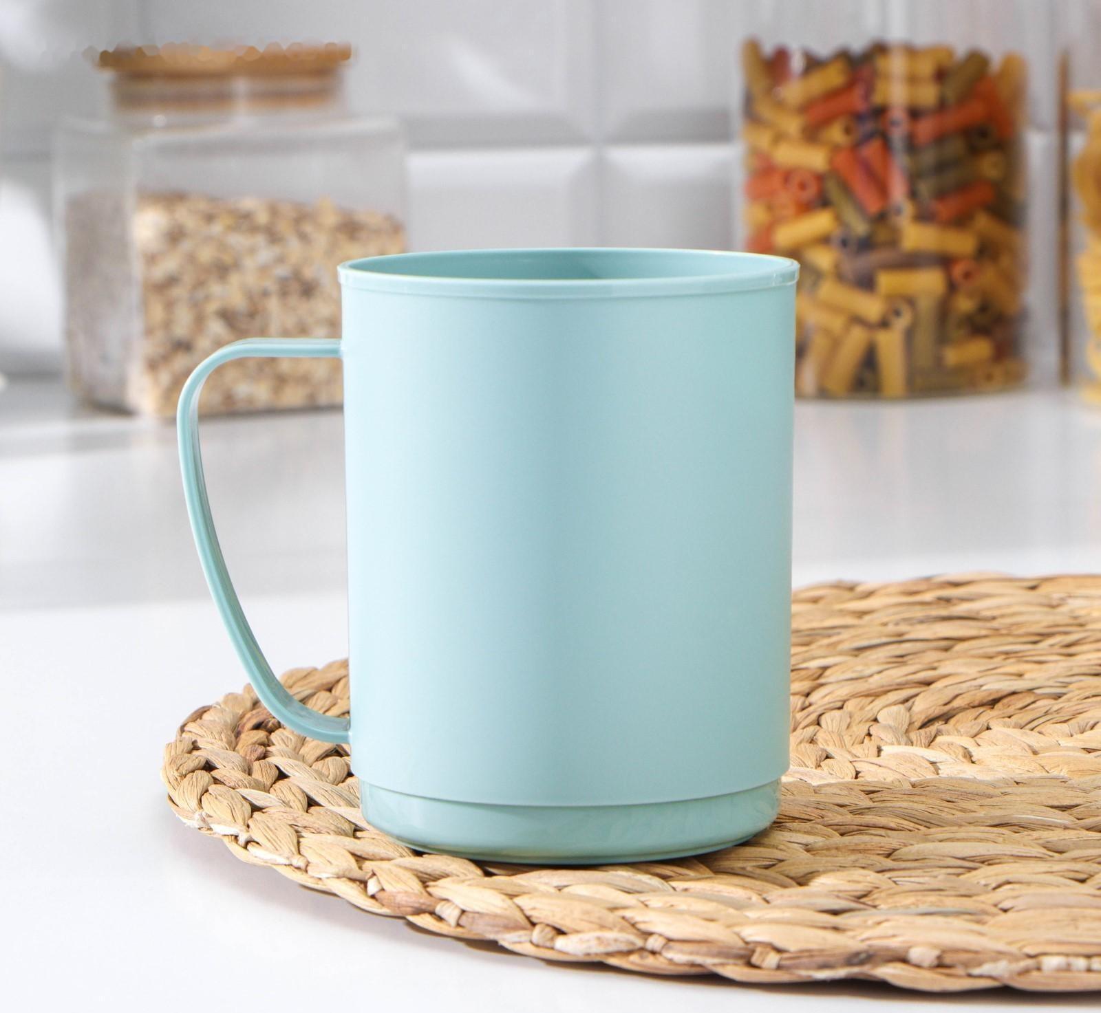 Кружка «Picnic», 400 мл, 10,9×8,1×10,1 см, цвет cветло-голубой