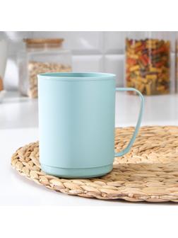 Кружка «Picnic», 400 мл, 10,9×8,1×10,1 см, цвет cветло-голубой