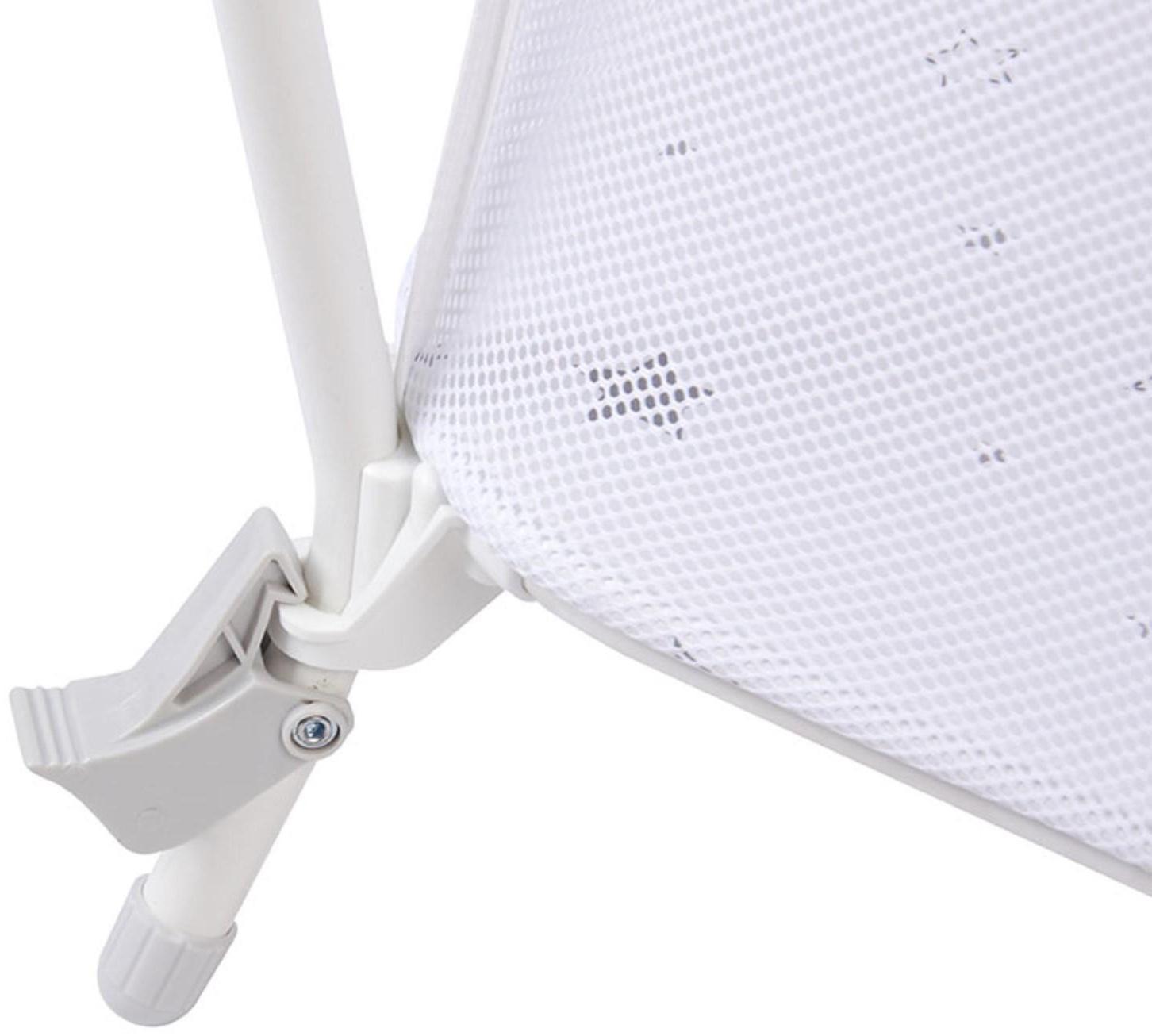 Манеж Polini kids Classic Звездное сияние, белый-серый