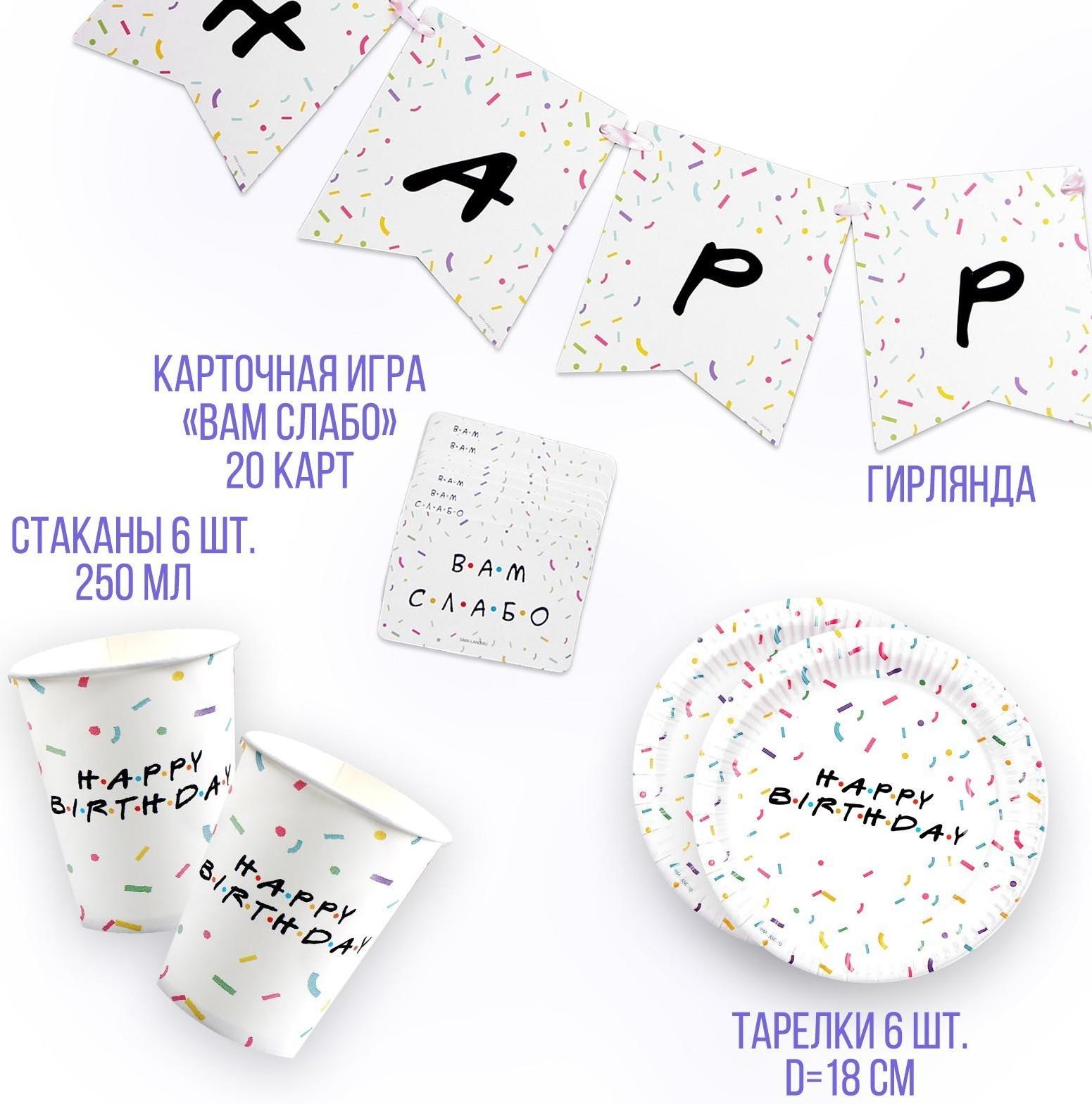 Набор бумажной посуды 