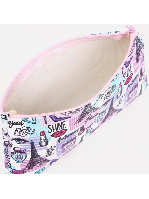 Косметичка на молнии, цвет разноцветный