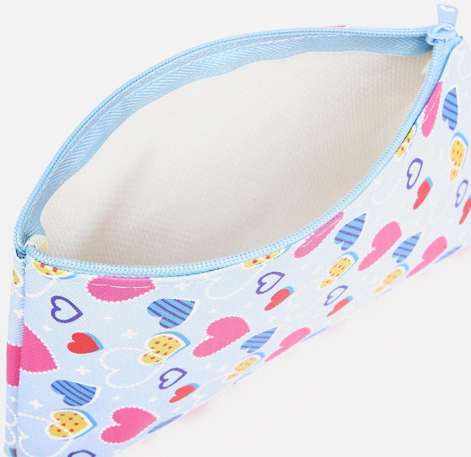 Косметичка на молнии, цвет разноцветный