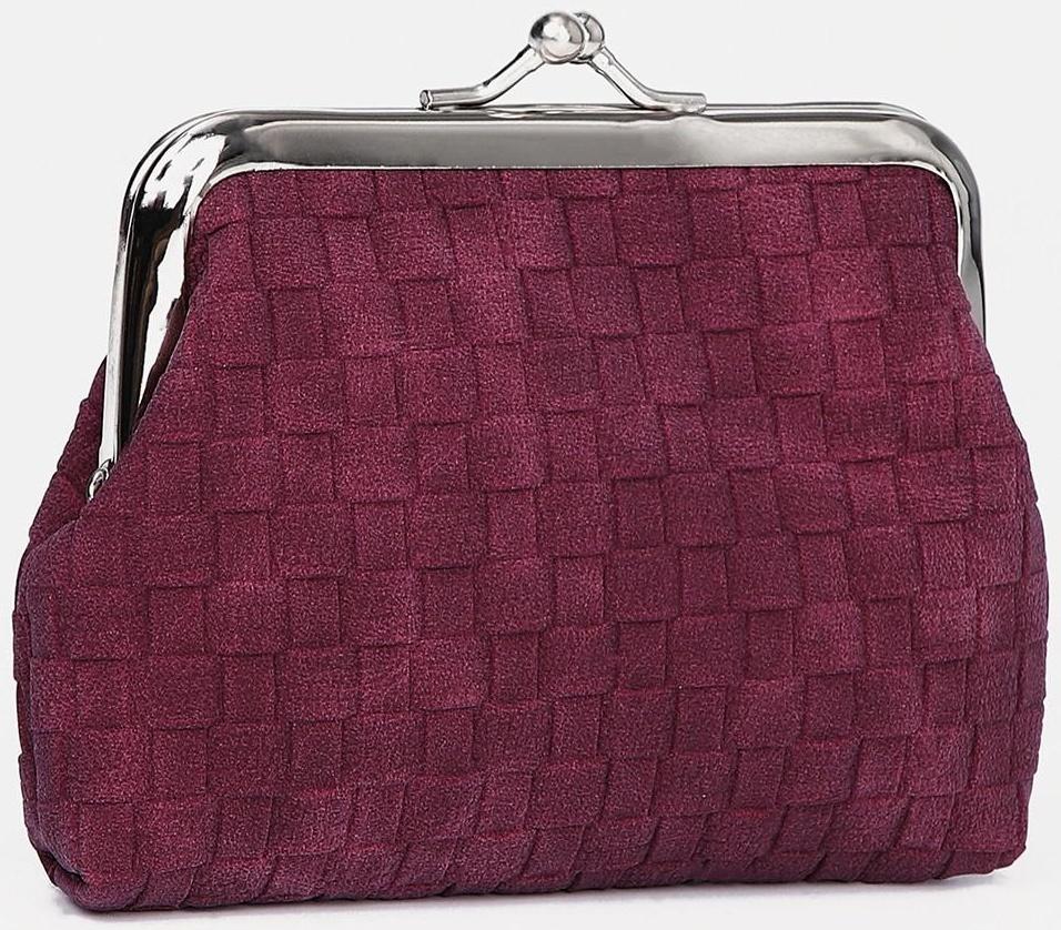 Кошелёк на фермуаре, цвет фиолетовый