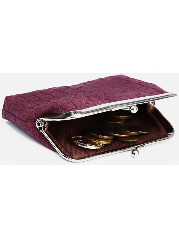 Кошелёк на фермуаре, цвет фиолетовый
