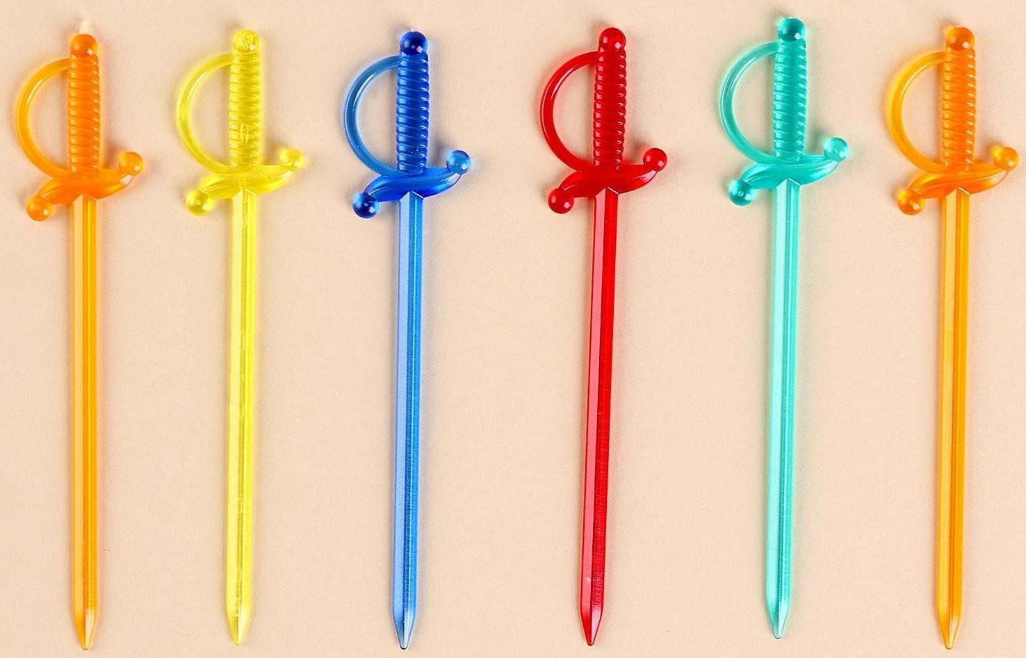 Шпажки для канапе «Шпага», в наборе 24 штук