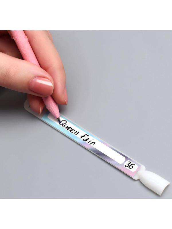 Наклейки на типсы «Голография» 21,5 х 30,5/8,3 х 0,9 см, 50 шт на листе, цвет сиреневый