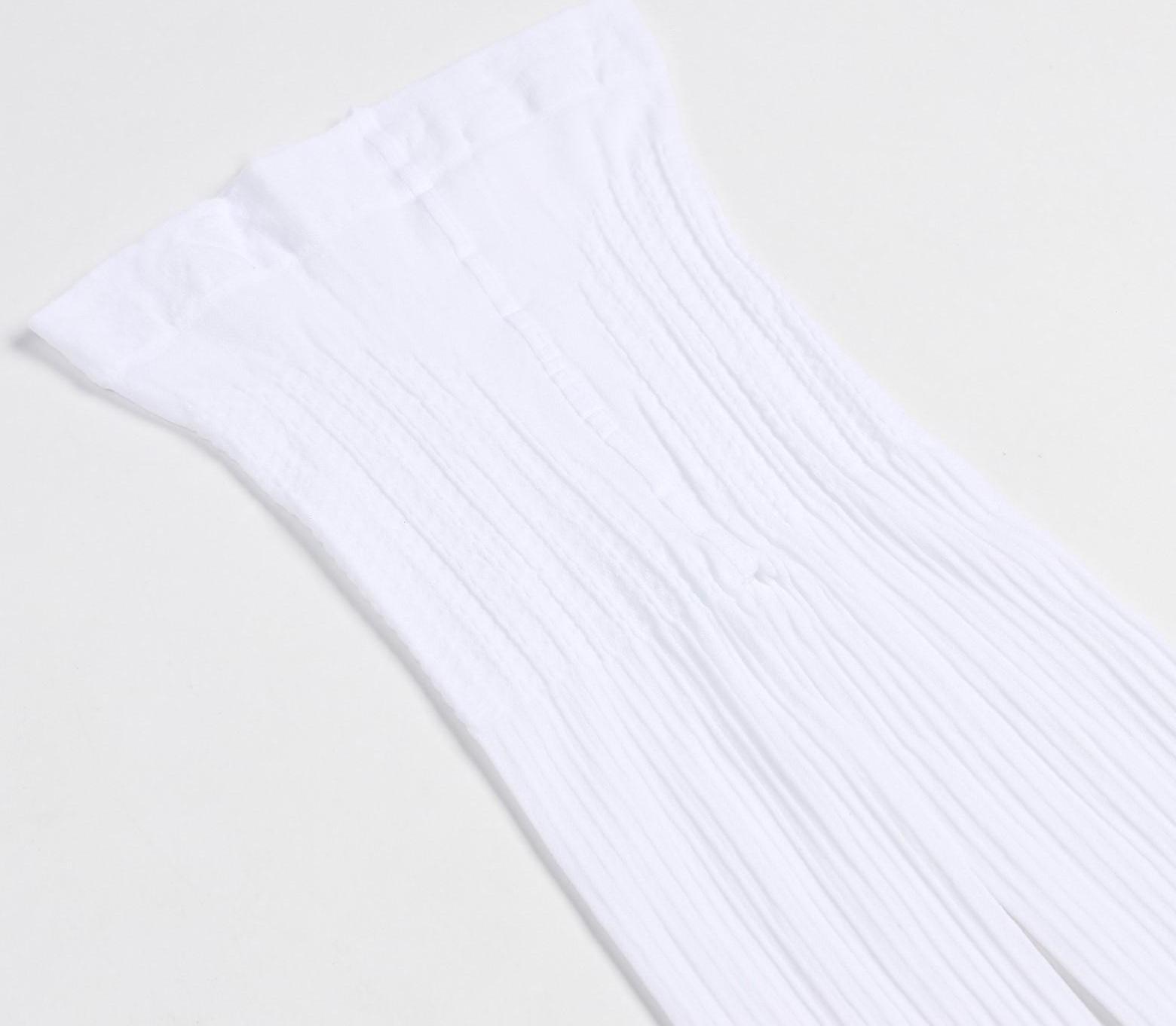 Колготки детские, цвет белый, рост 116-122 см