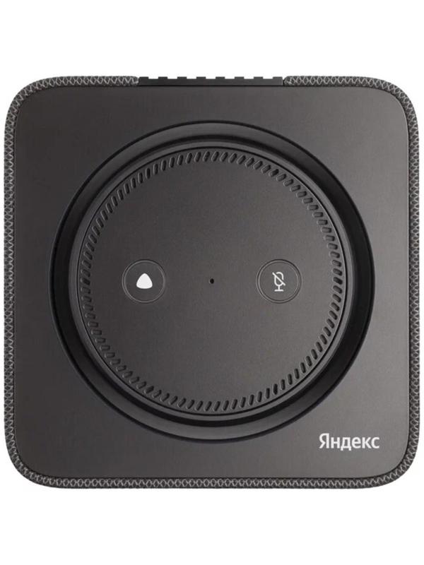 Умная колонка Яндекс Станция Макс с Алисой, Zigbee, 65 Вт, Wi-Fi, BT, 4K, пульт ДУ, черная