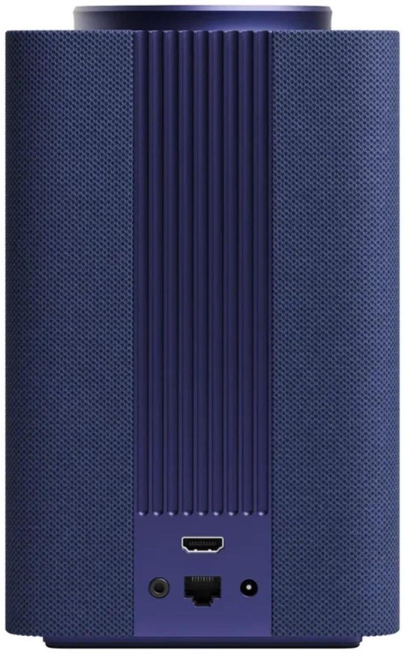 Умная колонка Яндекс Станция Макс с Алисой, Zigbee, 65 Вт, Wi-Fi, BT, 4K, пульт ДУ, синяя