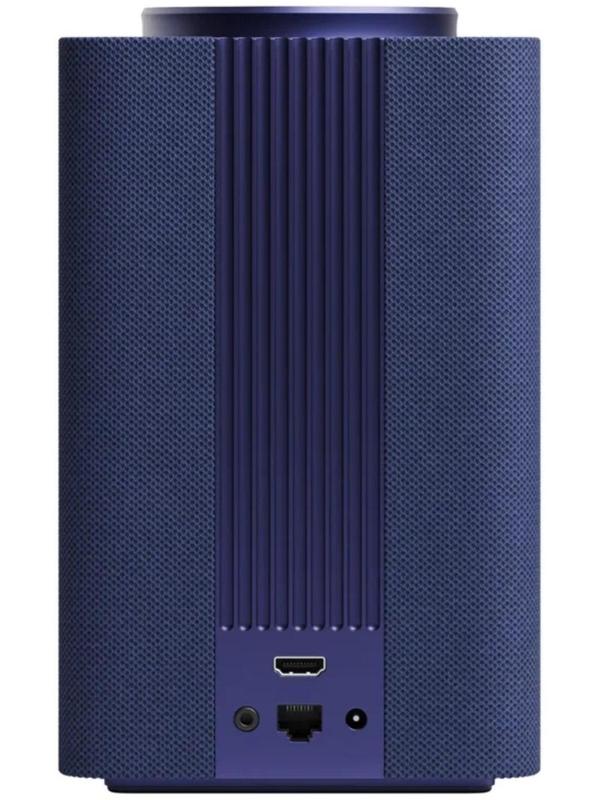 Умная колонка Яндекс Станция Макс с Алисой, Zigbee, 65 Вт, Wi-Fi, BT, 4K, пульт ДУ, синяя