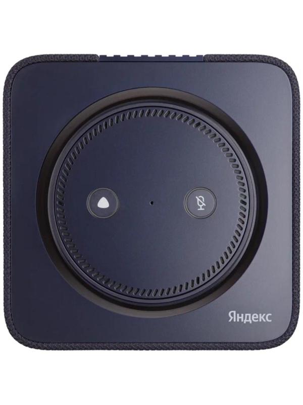 Умная колонка Яндекс Станция Макс с Алисой, Zigbee, 65 Вт, Wi-Fi, BT, 4K, пульт ДУ, синяя