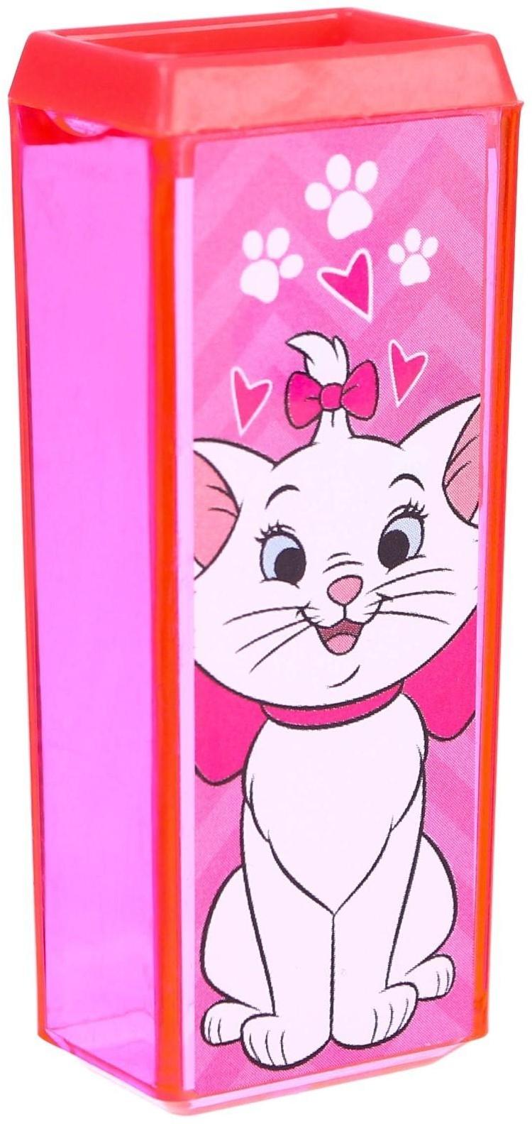 Точилка пластиковая прямоугольная, Коты аристократы