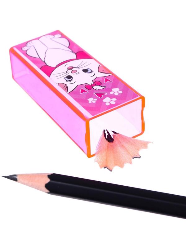 Точилка пластиковая прямоугольная, Коты аристократы