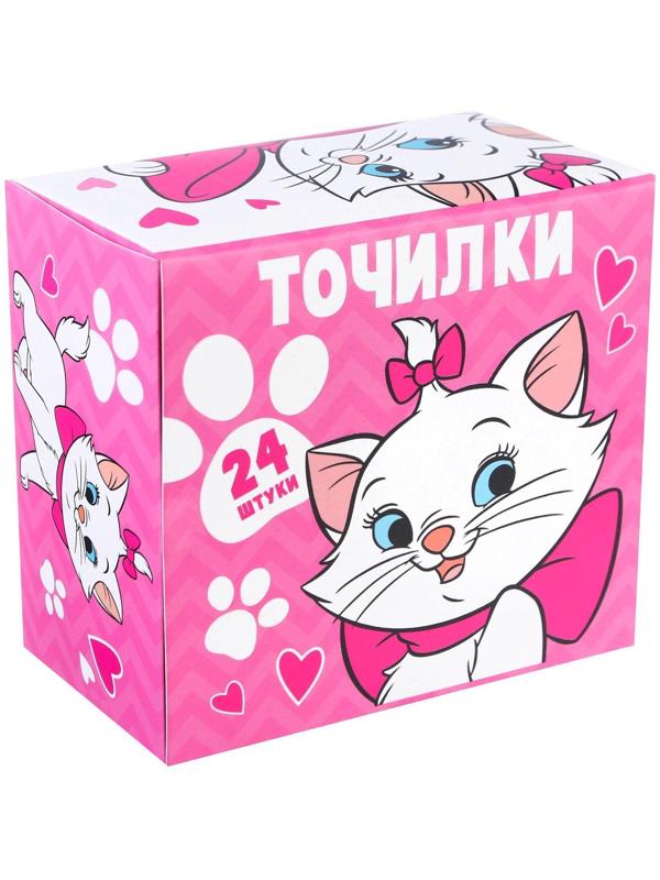 Точилка пластиковая прямоугольная, Коты аристократы