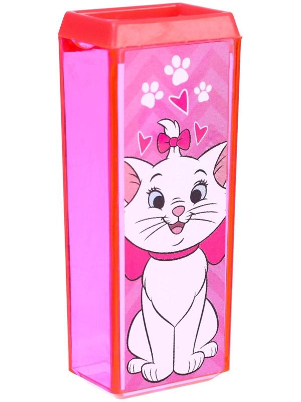 Точилка пластиковая прямоугольная, Коты аристократы