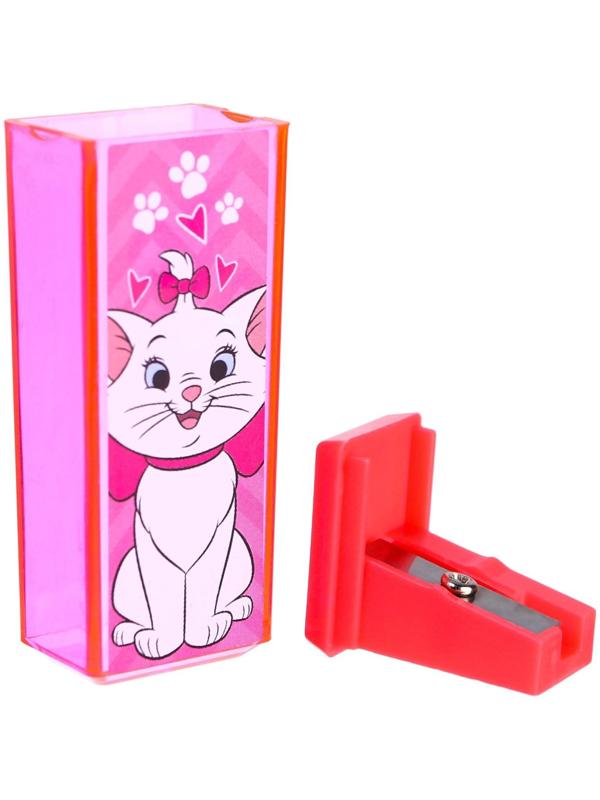 Точилка пластиковая прямоугольная, Коты аристократы
