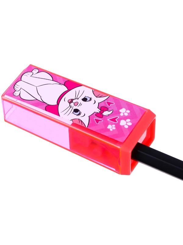 Точилка пластиковая прямоугольная, Коты аристократы