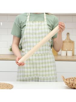 Скалка прямая Доляна, 50×4.3 см, берёза