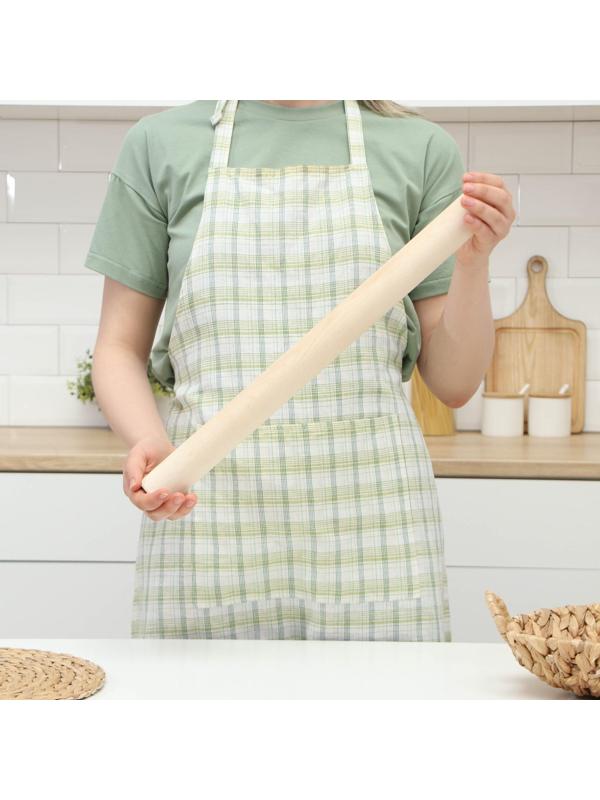 Скалка прямая Доляна, 50×4.3 см, берёза