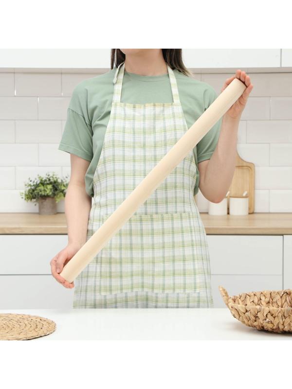 Скалка прямая Доляна, 70×4,3 см, берёза