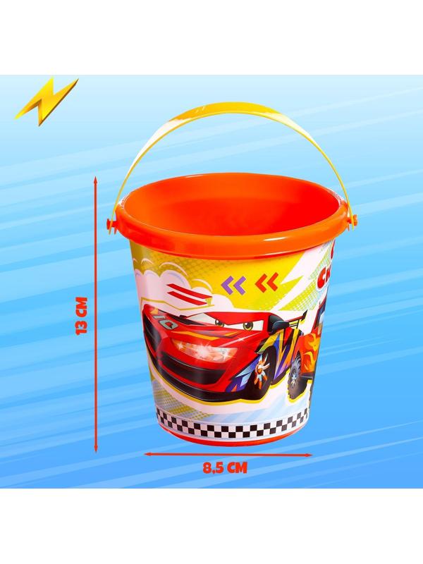 Ведро для игры с песком «Суперскорость», 1 л