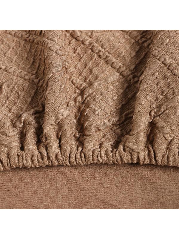 Чехол на стул трикотаж, цвет какао полиэстер 100%