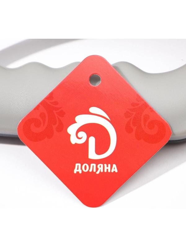 Точилка для ножей Доляна «Блеки», 14 см, цвет черно-серый