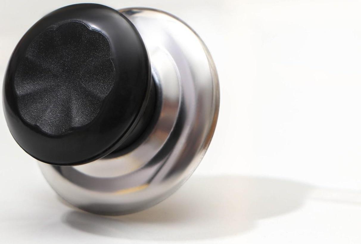 Ручка для крышки на посуду Доляна «Гевни», d=4,5 см, цвет черный