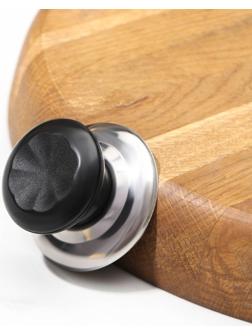 Ручка для крышки на посуду Доляна «Гевни», d=4,5 см, цвет черный