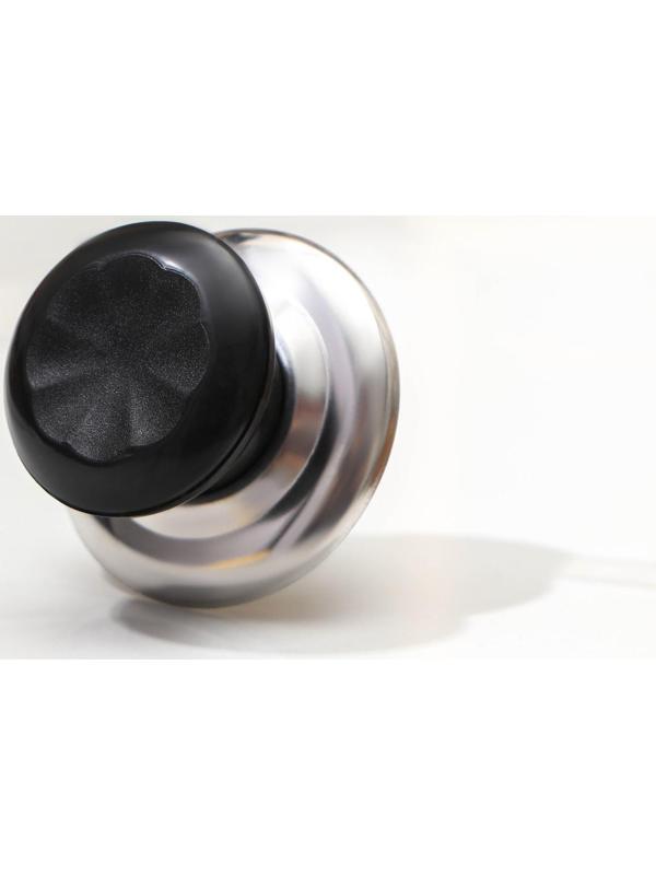 Ручка для крышки на посуду Доляна «Гевни», d=4,5 см, цвет черный