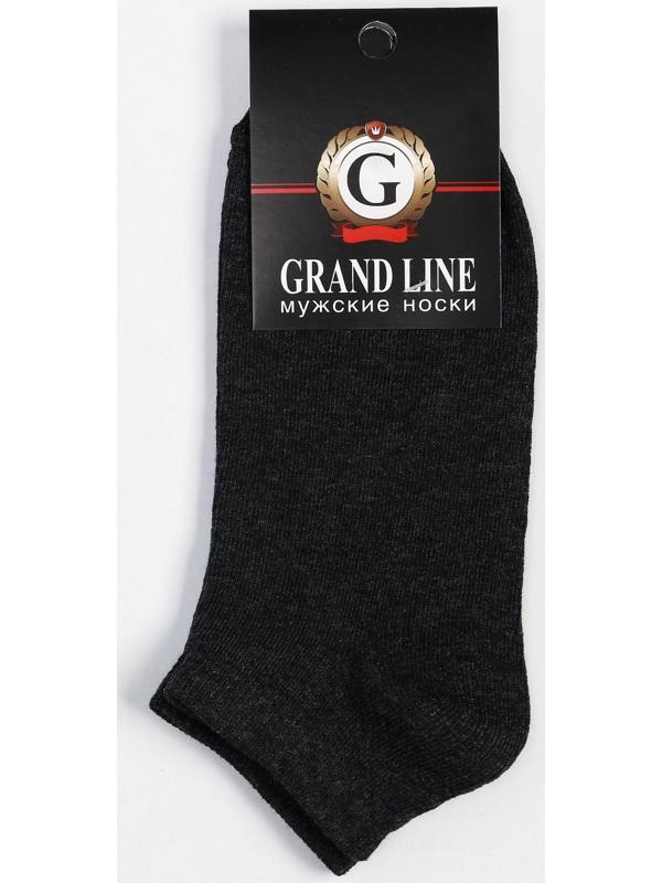 Носки мужские укороченные, цвет асфальт, размер 25