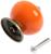 Ручка кнопка DOME Ceramics 003, керамическая, оранжевая