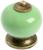 Ручка кнопка DOME Ceramics 003, керамическая, зеленая