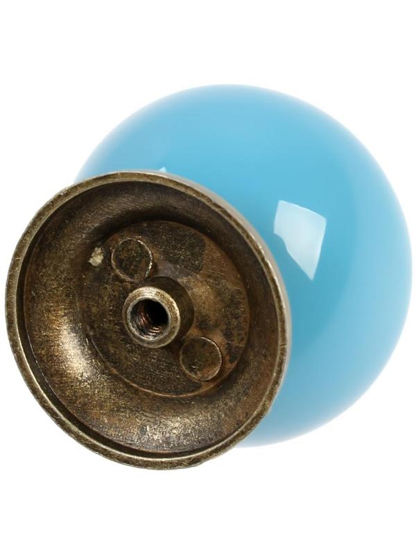 Ручка кнопка DOME Ceramics 003, керамическая, синяя