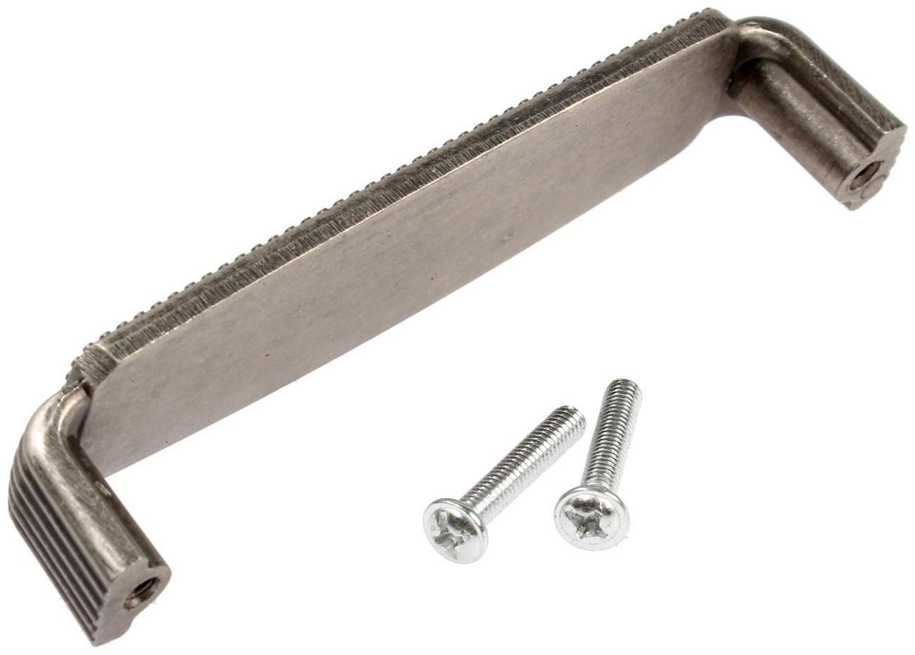 Ручка скоба ELEGANT, 96 мм, керамическая, цвет  цвет старинное серебро