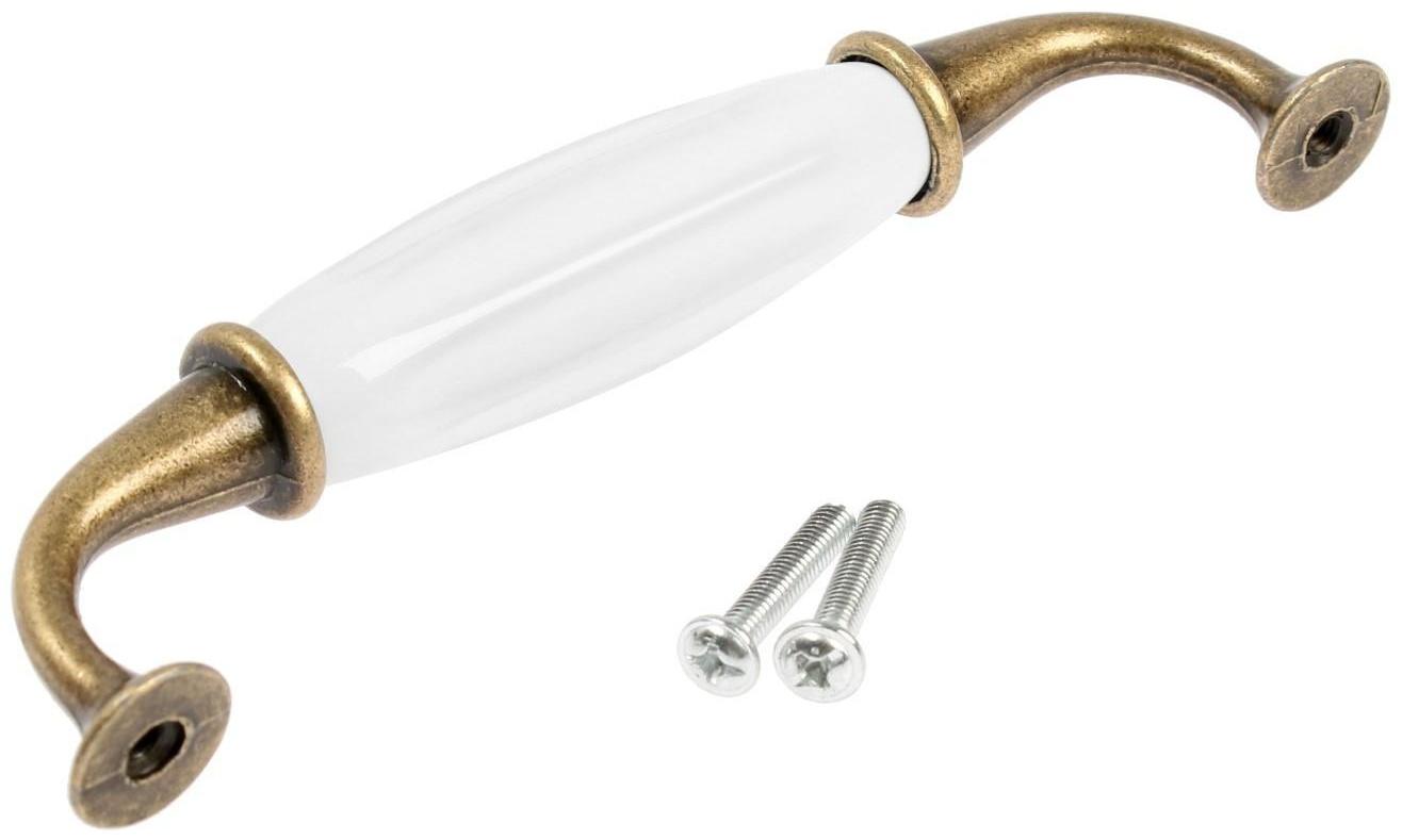 Ручка скоба STYLISH CAPPIO Ceramics 003,керамическая 96 мм, бронза