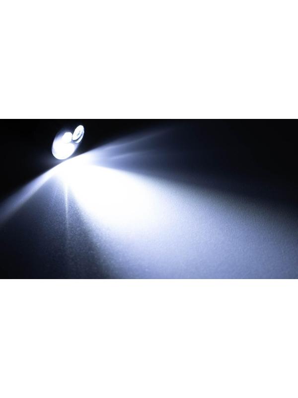 Лазерная указка, с карабином, дальность 1 км, 3 LR 44, 7.3 х 1.2 см, синий