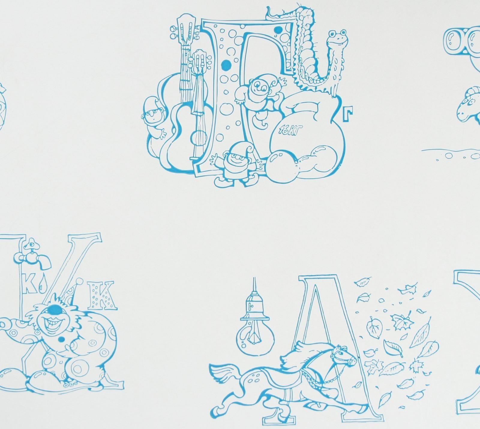 Скатерть-раскраска одноразовая детская «Вкусный алфавит», 110×150 см