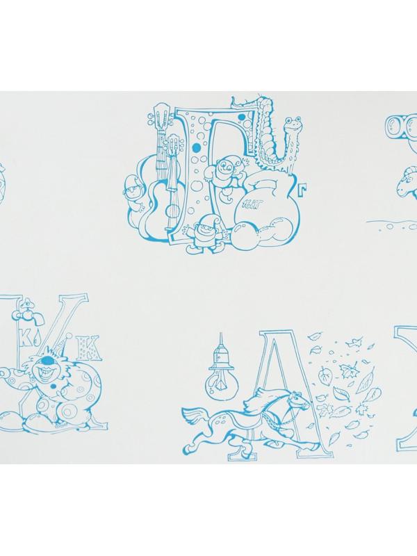 Скатерть-раскраска одноразовая детская «Вкусный алфавит», 110×150 см