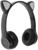 Наушники P47M, беспроводные, полноразмерные, BT, microSD, микрофон, AUX, с ушками, черные