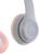 Наушники P47M, беспроводные, полноразмерные, BT, microSD, микрофон, AUX, с ушками, белые
