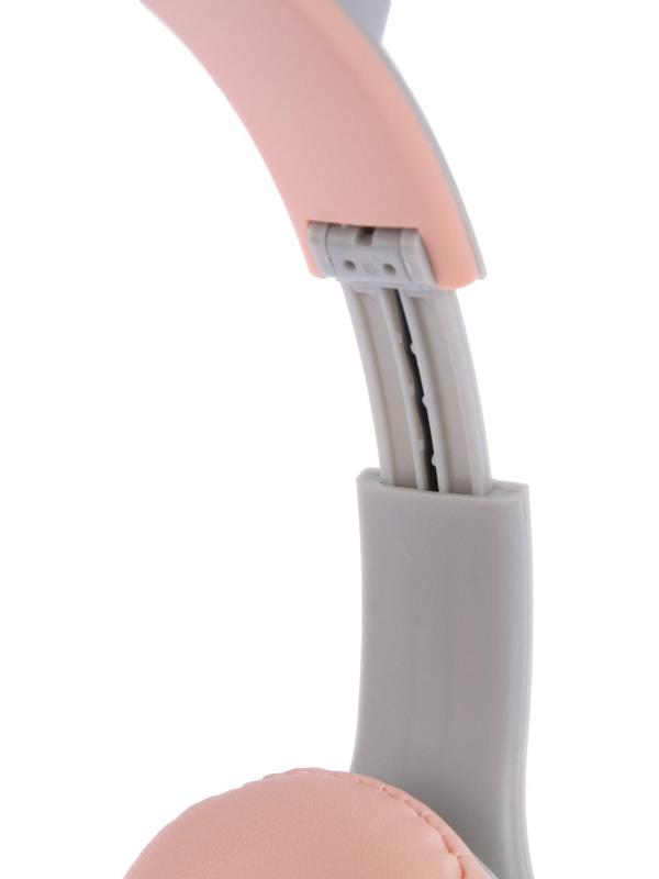 Наушники P47M, беспроводные, полноразмерные, BT, microSD, микрофон, AUX, с ушками, белые