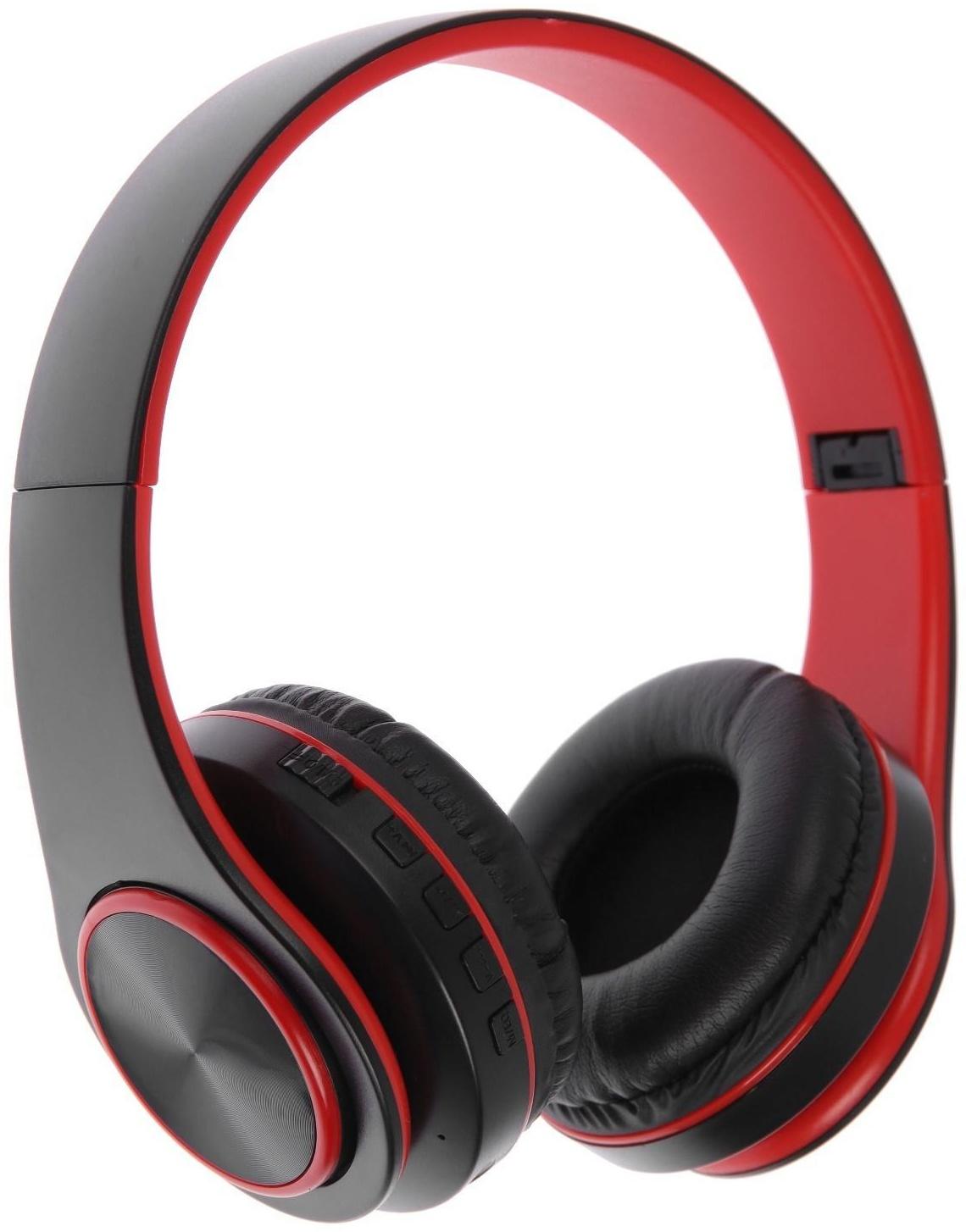 Наушники Т47, беспроводные, полноразмерные, BT, microSD, FM, микрофон, AUX, черные