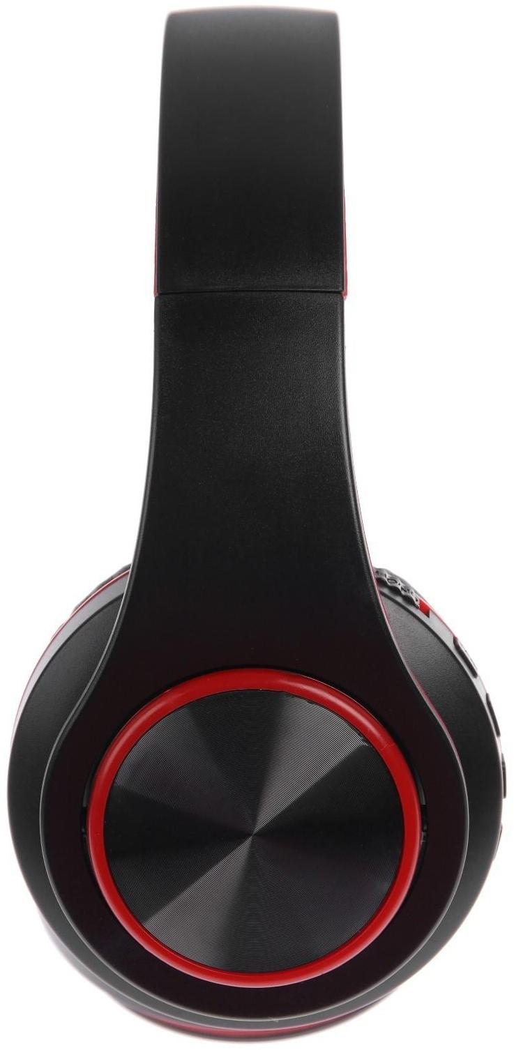 Наушники Т47, беспроводные, полноразмерные, BT, microSD, FM, микрофон, AUX, черные