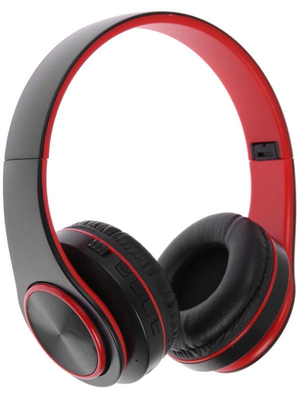 Наушники Т47, беспроводные, полноразмерные, BT, microSD, FM, микрофон, AUX, черные