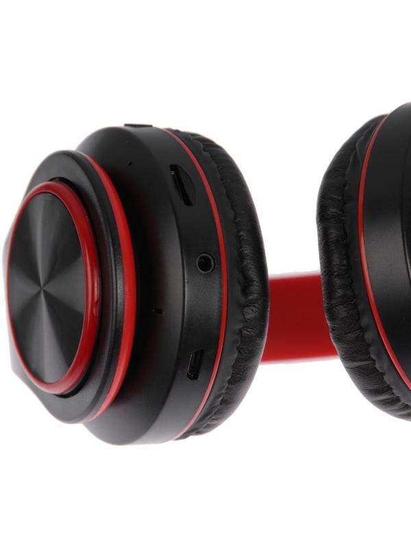 Наушники Т47, беспроводные, полноразмерные, BT, microSD, FM, микрофон, AUX, черные