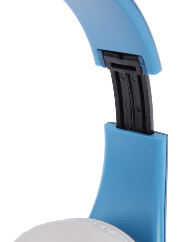 Наушники Т47, беспроводные, полноразмерные, BT, microSD, FM, микрофон, AUX, синие