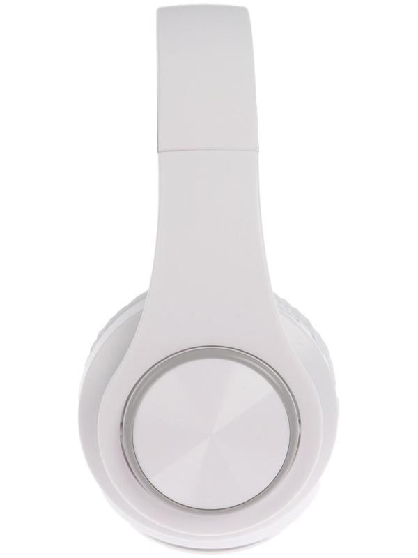 Наушники Т47, беспроводные, полноразмерные, BT, microSD, FM, микрофон, AUX, белые